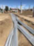 Electrician completing an installation